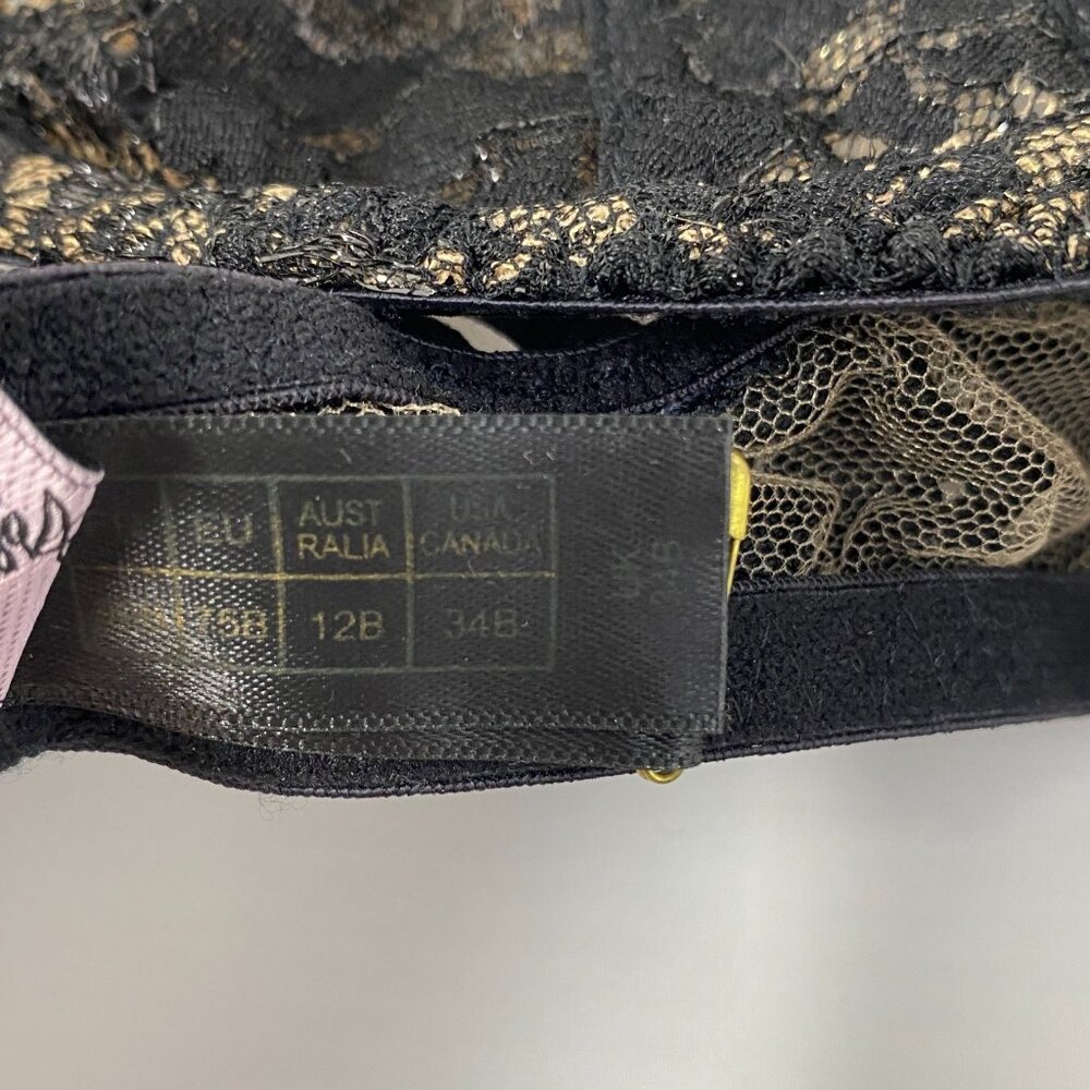 Agent Provocateur Adelia Black Gold SOIREE 34B/2 Set - Picture 14 of 16
